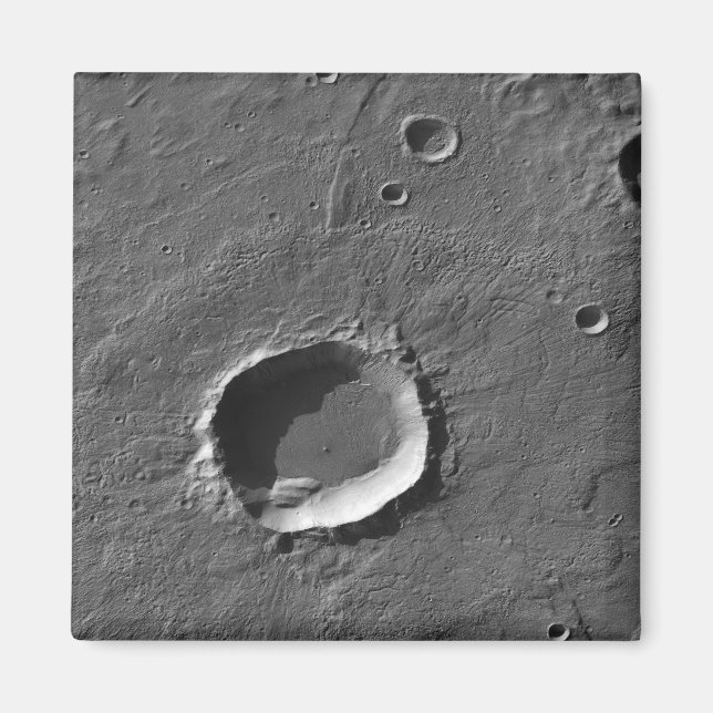 A crater on Mars Magnet (Front)