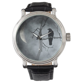 A Crescent Moon Crow Watch