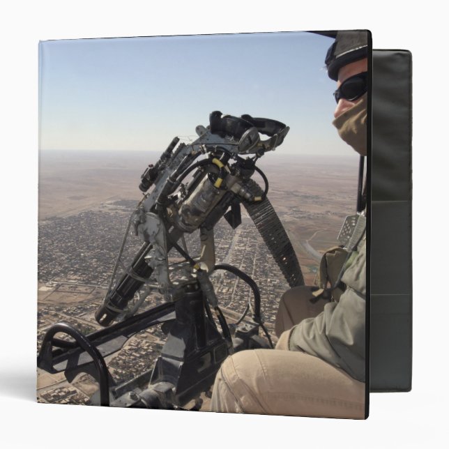 A crew chief looks for suspicious activity binder (Front/Inside)