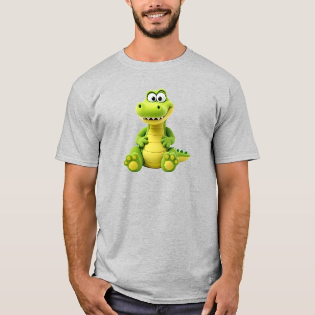 A crocodile too funny. T-Shirt (Front)