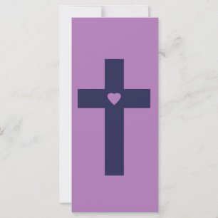 A cross with heart 