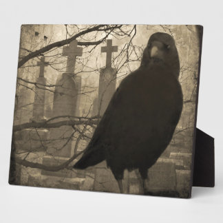 A Crow In The Necropolis Plaque