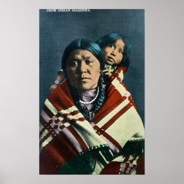 A Crow Indian Madonna and Child Poster (Front)