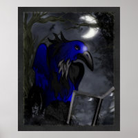 A Crow's Story Gothic Folk Art