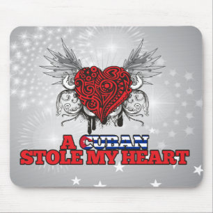 A Cuban Stole my Heart Mouse Pad