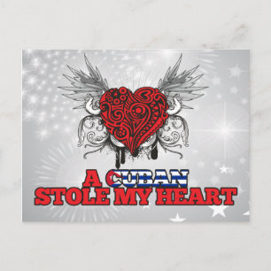 A Cuban Stole my Heart Postcard