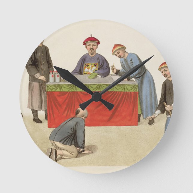 A Culprit before a Magistrate, plate 1 from 'The P Round Clock (Front)