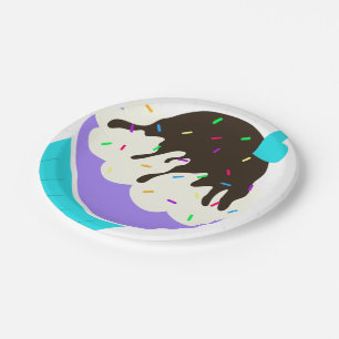A Cup Full of Sweetness Paper Plate