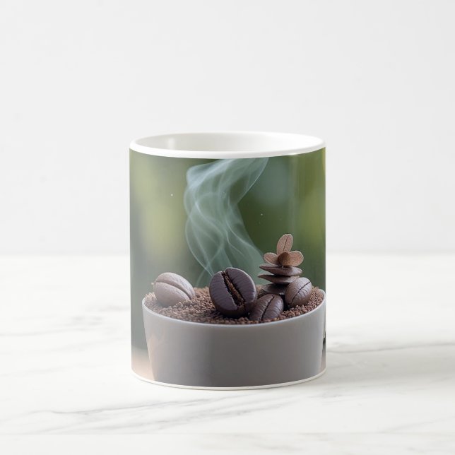 A Cup of Coffee Beans. (Center)