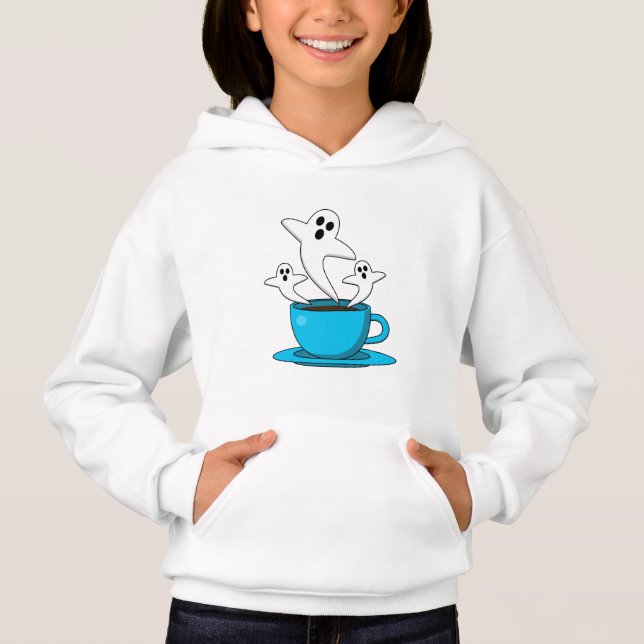 A Cup of Ghost Smoking Coffee (Front)