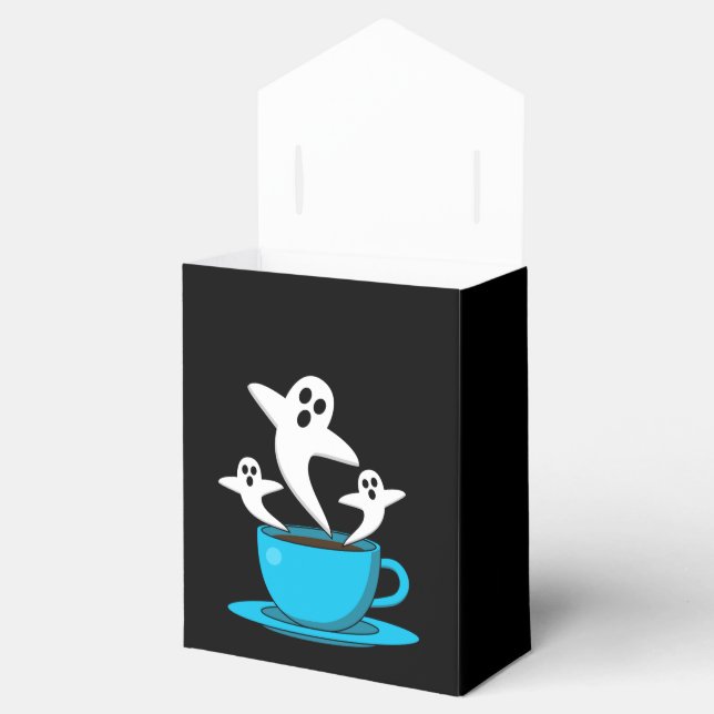 A Cup of Ghost Smoking Coffee Favor Box (Opened)