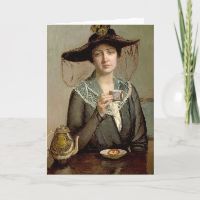 A Cup of Tea | Lilla Cabot Perry Card (Front)