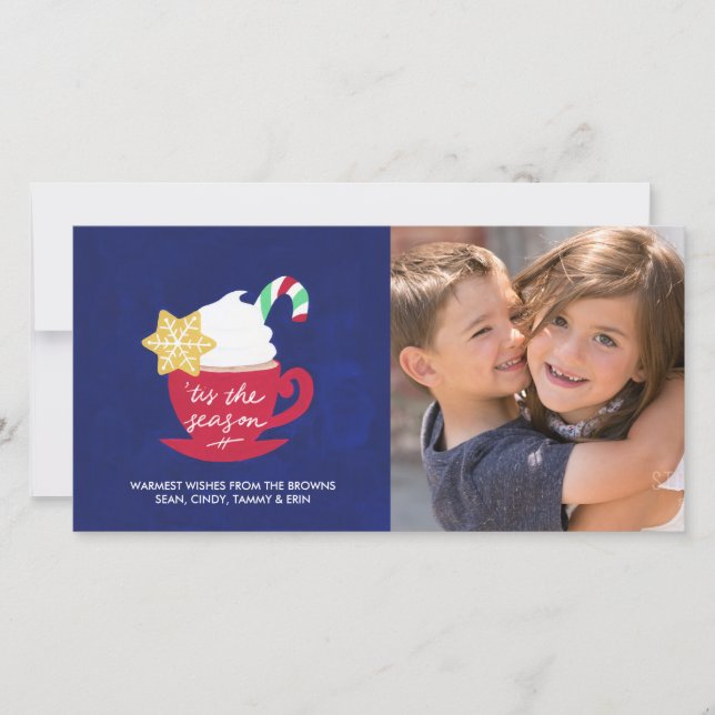 A Cup of 'Tis The Season Photo Card (Front)