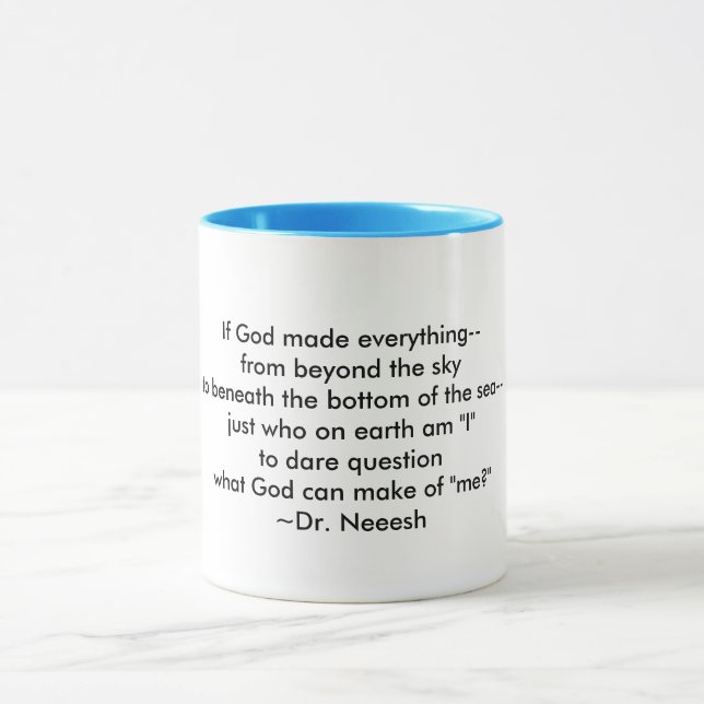 A Cup of Wisdom: I am Humbled - (Center)