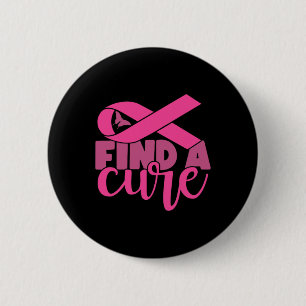 A Cure Breast Cancer Awareness 2 Inch Round Button