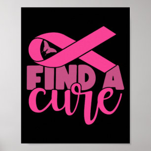 A Cure Breast Cancer Awareness Poster
