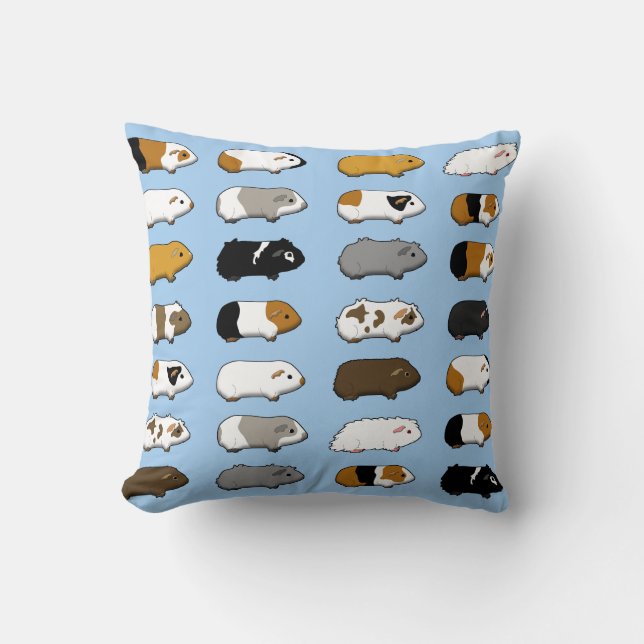 A cushion with guinea pigs (Front)
