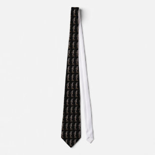 A custom black neck tie for lawyer attorney