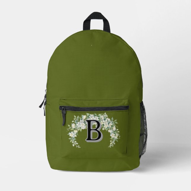 A custom school bag featuring a design that combin (Front)