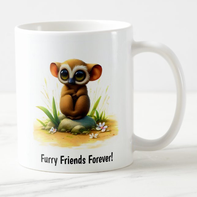 A Cute 3D Painted Tarsier Coffee Mug (Creator Uploaded)