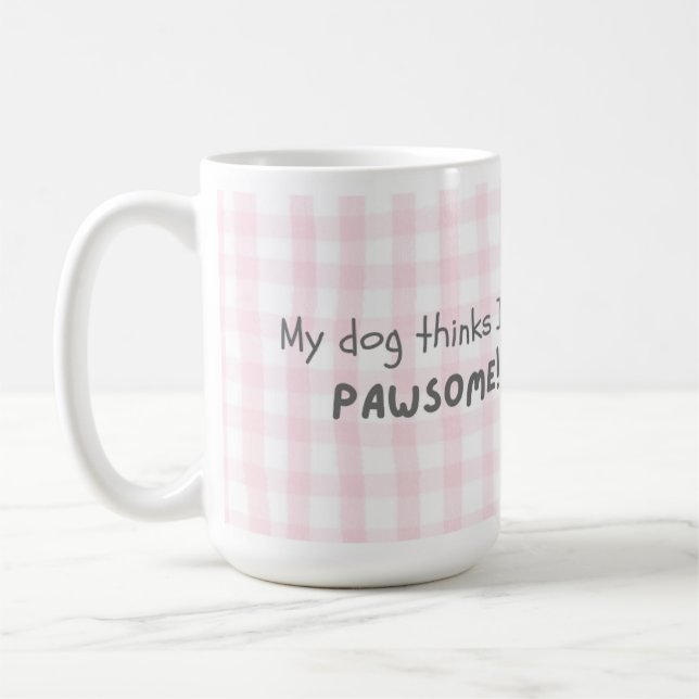 A cute and sweet mug for a dog lover  (Left)