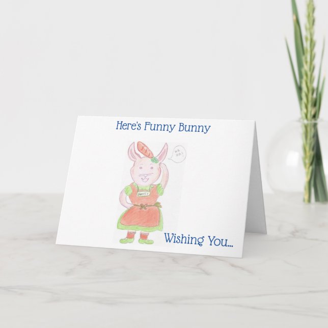 A Cute and Witty Children's Birthday Card (Front)