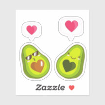 A CUTE AVOCADO STICKERS