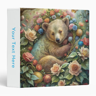 A Cute Baby Bear Binder