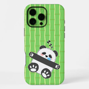 A Cute Baby Panda Sleeping Peacefully iPhone 16 Pro Max Case