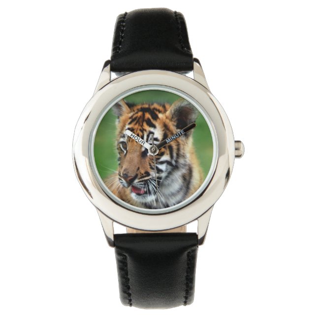 A cute baby tiger watch (Front)