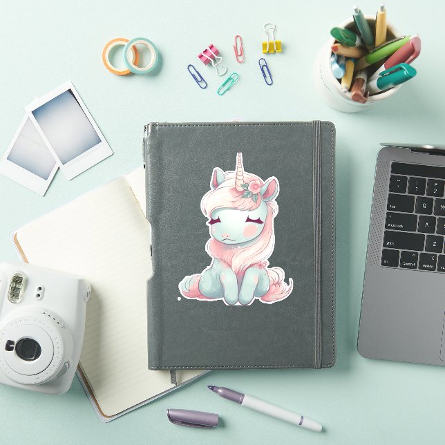A cute beautiful proud unicorn  (iPad Cover)