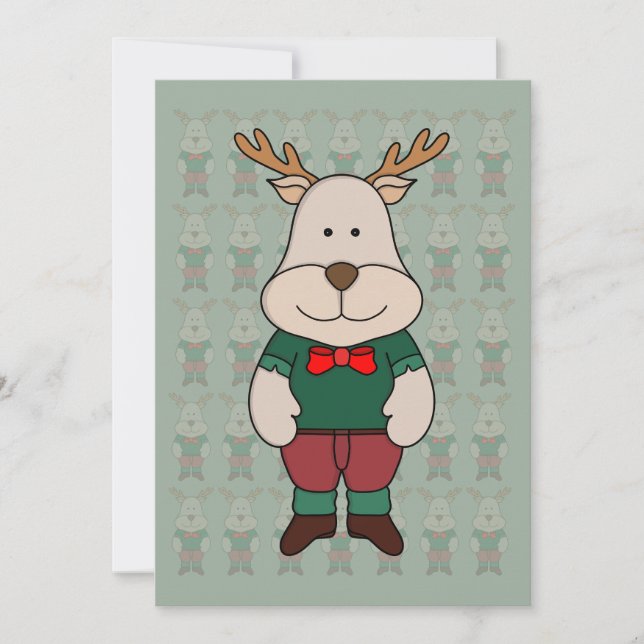 A cute deer invitation (Front)
