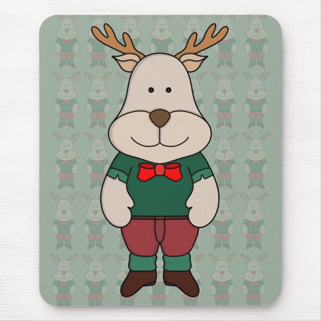 A cute deer mouse pad (Front)