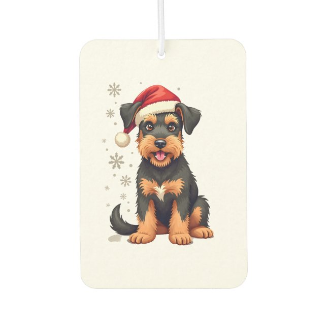 A cute dog Border Collie [RB#10009]  Air Freshener (Front)
