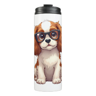 A cute dog King Charles Spaniel COPY Thermal Tumbler