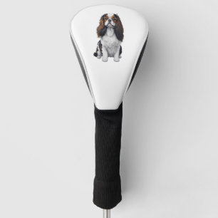 A cute dog King Charles Spaniel Golf Head Cover