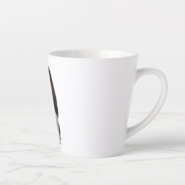 A cute dog King Charles Spaniel Latte Mug (Right)