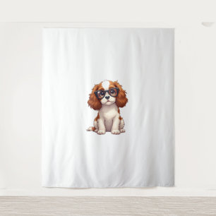 A cute dog King Charles Spaniel  Tapestry
