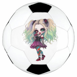 A Cute Girl Halloween Design Collection 13 Soccer Ball