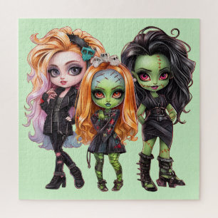 A Cute Girl Halloween Design Collection 20 Jigsaw Puzzle