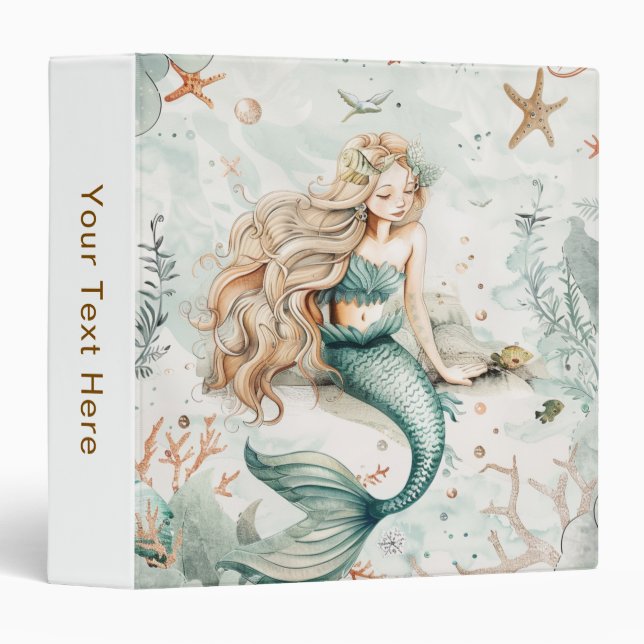 A Cute Mermaid Binder (Front/Spine)