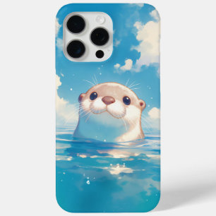 A Cute Otter's Watery World iPhone 15 Pro Max Case