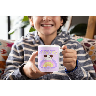 A Cute Reminder KAWAII Friendship and Positivity Coffee Mug