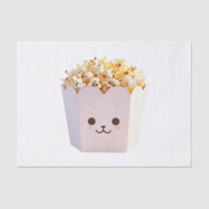 A Cute Tub of Popcorn Tissue Paper