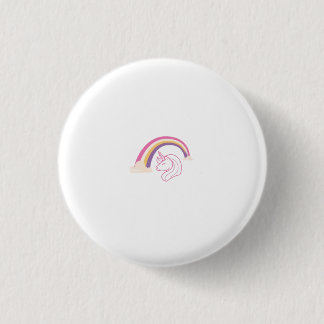 A Cute Unicorn  1 Inch Round Button