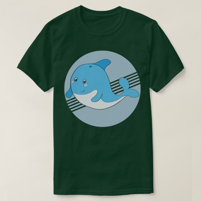 A cute whale T-Shirt (Design Front)