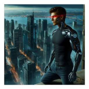 A Cybernetic Man Poster