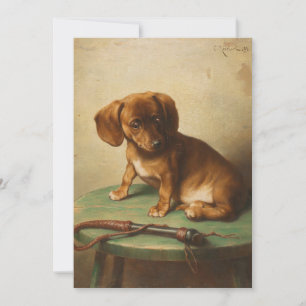 A Dachshund Puppy   Carl Reichert