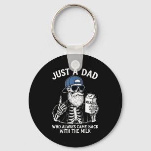 A dad who came back with the milk father's day keychain