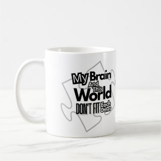 A Daily Dose of Relatable Sarcasm! My Brain Coffee Mug